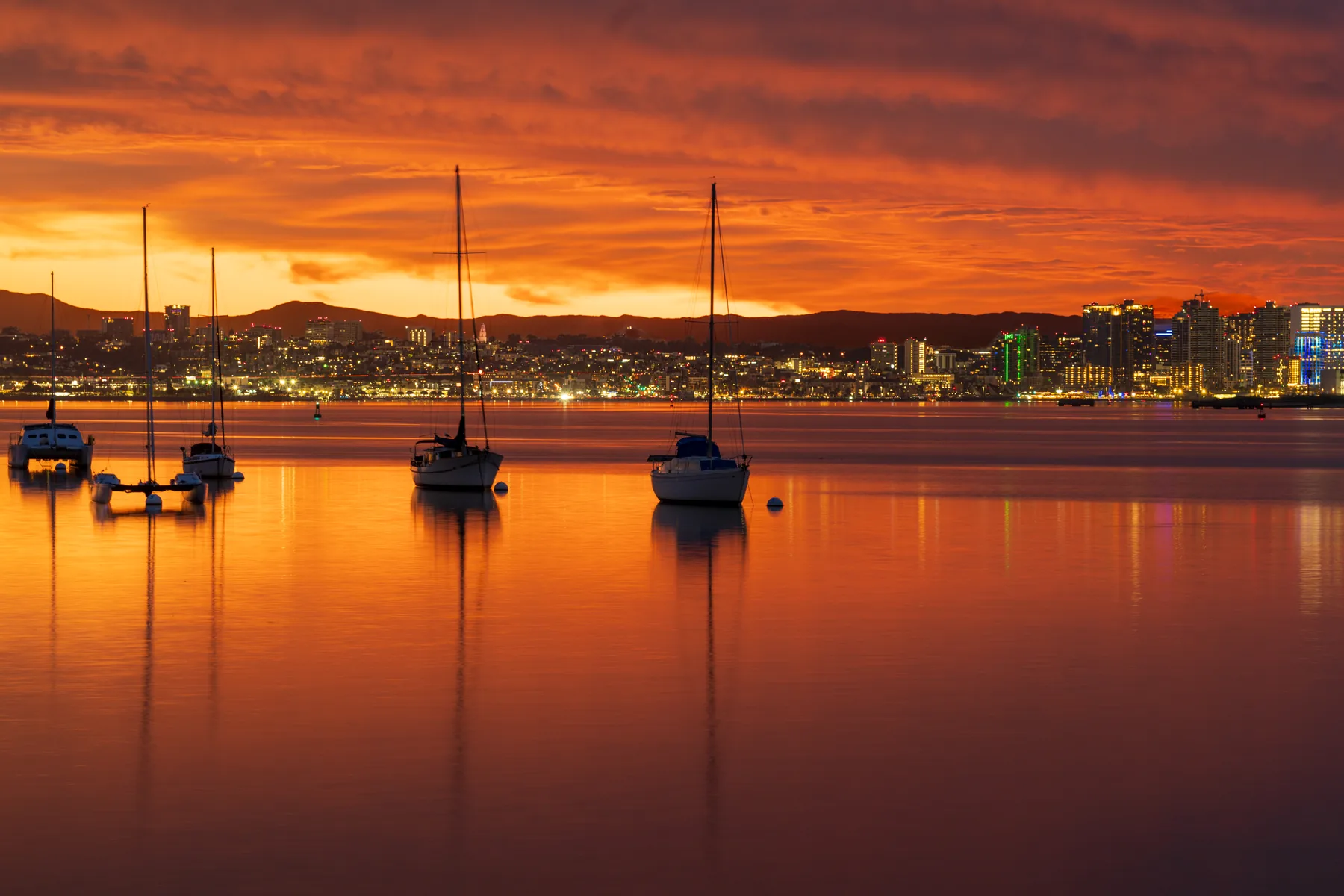 Harbor Fire — fine art print by Tosh Persons