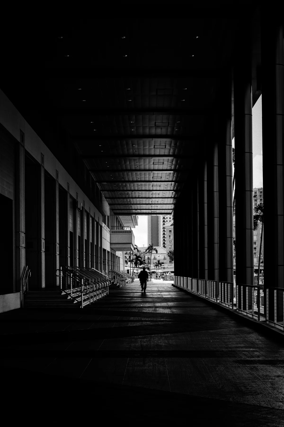 The Long Colonnade — fine art print by Tosh Persons